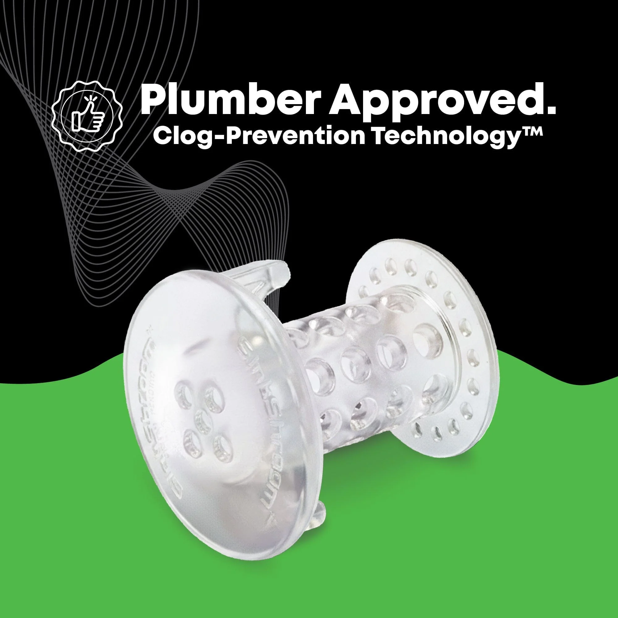 SinkShroom® (Clear) The Hair Catcher That Prevents Clogged Bathroom Sink Drains - Image 11