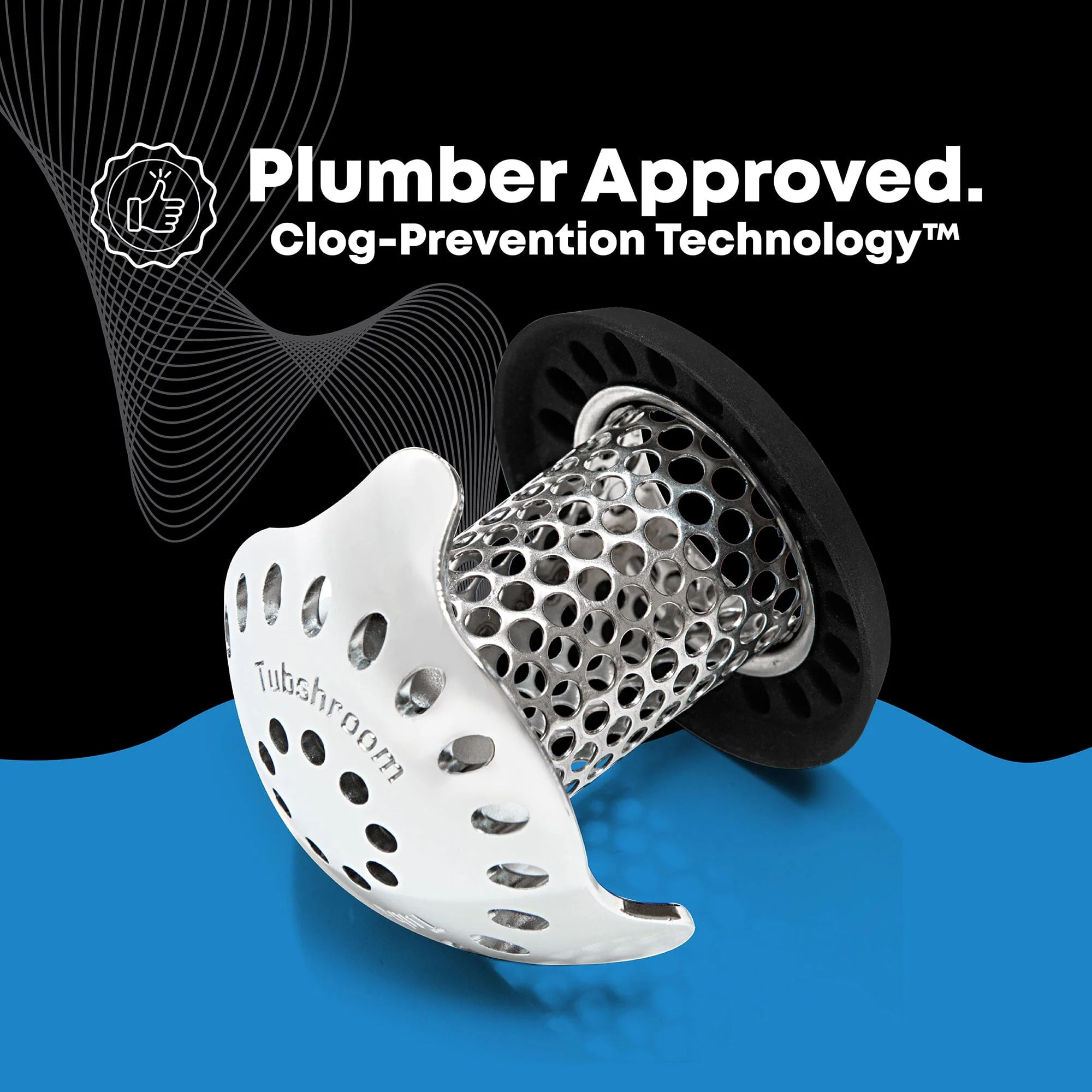 TubShroom Ultra (Stainless) Hair Catcher to Prevent Clogged Tub Drains - Image 10